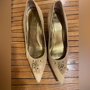 J. Crew suede kitten heels size 10